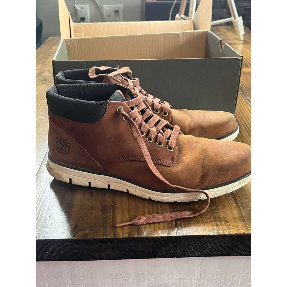 Timberland Killington Chukka Brown Leather Boots SensorFlex A13EE Mens 10.5 - Picture 5 of 14